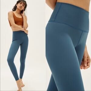 Everlane Perform Ankle Leggings Blue Sz S NEW